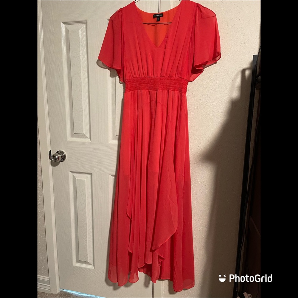 Express - Coral Dress